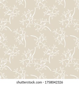 Fondo de patrón inoxidable de la hoja tropical marrón adecuado para impresiones de moda, gráficos, fondos y artesanías