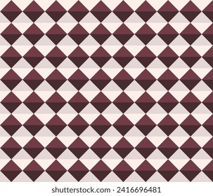 brown two-color triangle pattern background, Background of geometric shapes. maroon and brown color triangle pattern background Colorful mosaic pattern. Triangle pattern printable paper design