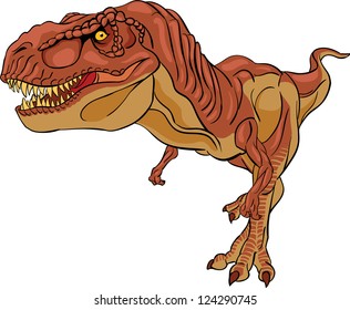 brown  tyrannosaurus rex