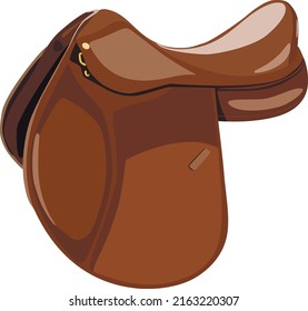 silla universal marrón. Ilustración del vector