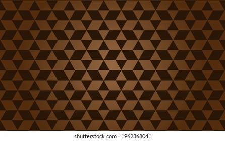 Brown vector abstract polygonal pattern