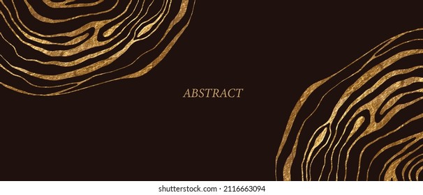 Brown  vector background design.Golden marble texture, geode. 