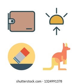 brown vector icon set