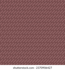 Brown vector seamless pattern with diagonal dash lines, rectangles, stripes, grid. Paving stones floor texture, brick wall. Abstract minimal geometric background. Repeat decorative endless geo design
