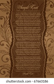 brown vintage background