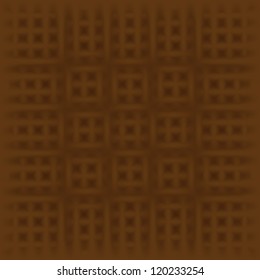Brown waffle background. Vector, eps10