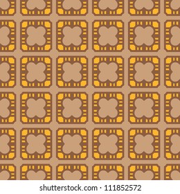 brown wallpaper with flowers