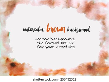 brown watercolor background