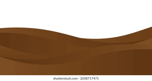 Fondo de onda marrón, fondo geométrico Abstractas con Formas líquidas. Moderno diseño de moda en Vector EPS 10