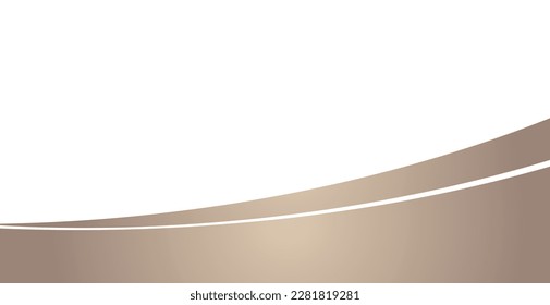 Brown wave background. For wallpaper, cover, web banner, poster, placard and vivid presentation. Wave design background for business card, voucher template, text message and flyer. Elegant vector