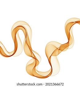 Brown wave.Decoration element. Presentation template. Layout for advertising