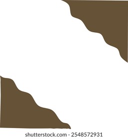 brown wavy background  design minimalis with place for text