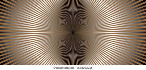 Brown, white and black vector background with rays