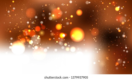 Brown and White Blurry Lights Background