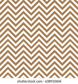 Brown and white chevron pattern background