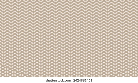 Brown and white diagonal plaid background