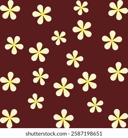 Brown white green flower curtain yellow 