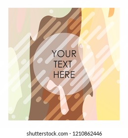 Brown and white pattern background vector