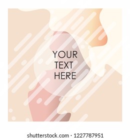 Brown and white pattern background vector