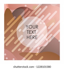 Brown and white pattern background vector