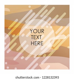 Brown and white pattern background vector