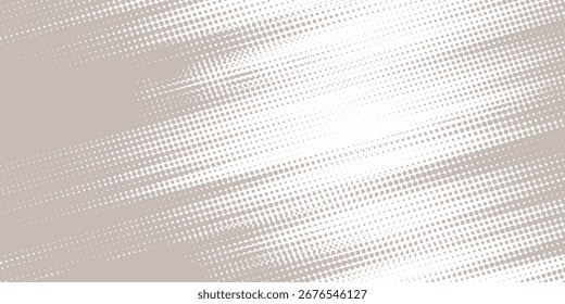 Brown and white pixel poster. Banner chocolate squares mosaic. Abstract background pattern for design. Brown halftone effect. Abstract coffee grunge textures. Vector illustration eps10
