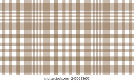 Braune und weiße Plaid-Textur als Hintergrund	