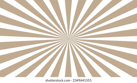 Brown and white sunburst background