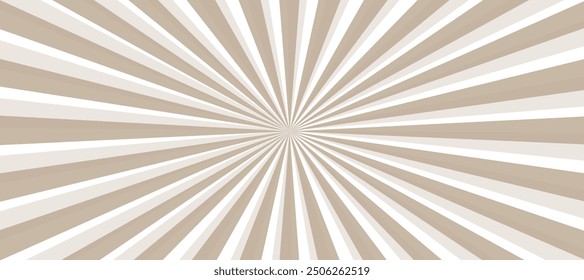Brown and white sunburst background