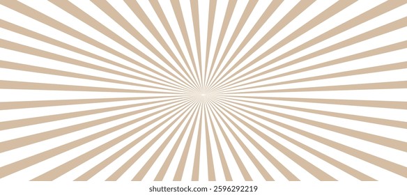 Brown and white sunburst rays background