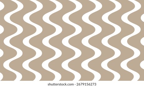 Fondo ondulado de Vertical marrón y blanco. Modelo inconsútil con la decoración hermosa del ornamento. Fondo de pantalla por algo.