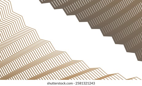 Brown and white zig zag pattern abstract background for fabric style