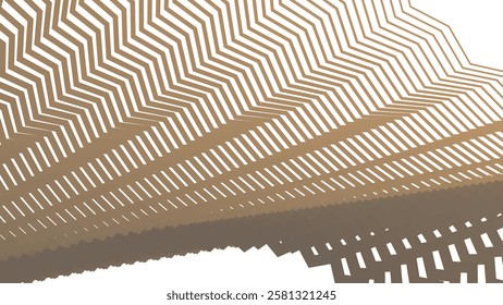 Brown and white zig zag pattern abstract background for fabric style