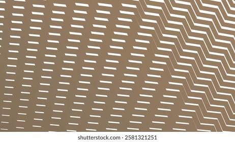 Brown and white zig zag pattern abstract background for fabric style