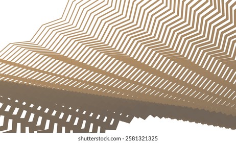 Brown and white zig zag pattern abstract background for fabric style