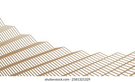 Brown and white zig zag pattern abstract background for fabric style