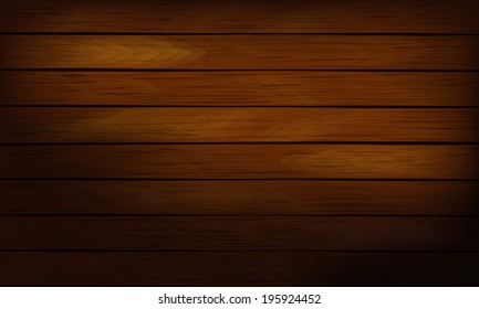 Brown wood background texture vector