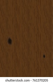 Brown wood background. Vector illustration