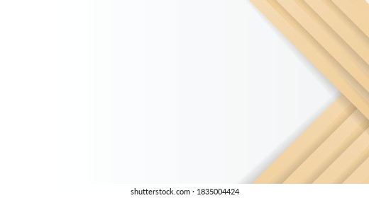 Brown wood pattern and texture on white background. Vector illustration for modern presentation background, brochure design, business card background, website slider, landing page