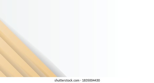 Brown wood pattern and texture on white background. Vector illustration for modern presentation background, brochure design, business card background, website slider, landing page