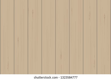 Brown wood plank texture for background. Vector illustration.