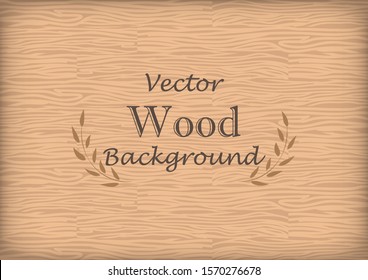 Brown wood texture vector for background