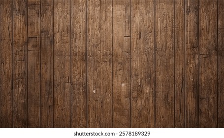 Brown wooden background. Wooden planks. Wood texture. Natural wooden wall background or texture.