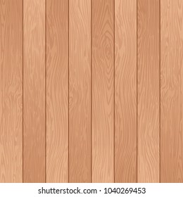 Brown wooden planks texture. Vector wood background