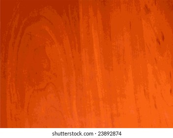 Brown wooden smooth structure to background, natural pattern, vector illustration