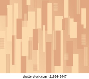 Textura abstracta de la superficie de madera marrón. Antecedentes de papel mural. Ilustración de vectores de arte plano