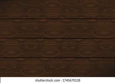 Brown wooden wall, plank, table or floor surface. Natural Dark Wooden Background.