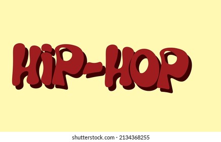 brown word art word HipHop