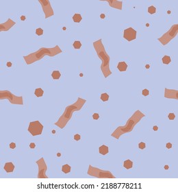 brown wound plaster seamless pattern medicine fabric design silk scraft texture pentagon pattern