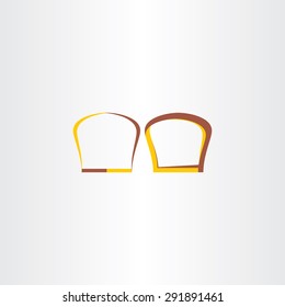 brown and yellow bread logo design